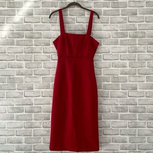 NWT Cinq a Sept Dakota Cutout Dress in Scarlet